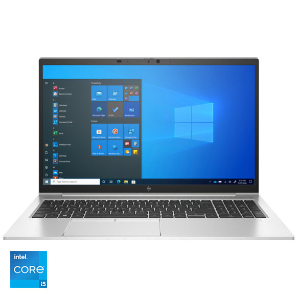 Laptop ultraportabil HP EliteBook 850 G8 cu procesor Intel Core i5-1135G7 pana la 4.20 GHz, 15.6", Full HD, 16GB, 512GB SSD, Intel Iris Xe Graphics, Windows 10 Pro, Silver,