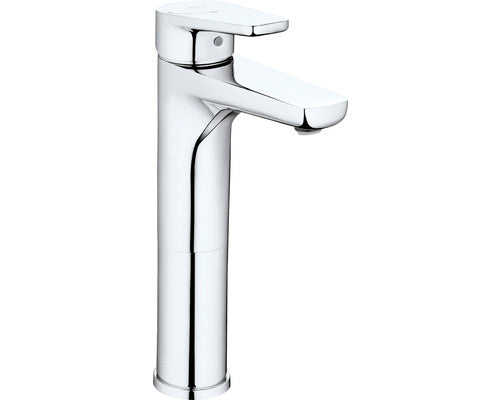 Baterie lavoar monocomanda inalta Roca Anara cu ventil click-clack Cold Start crom