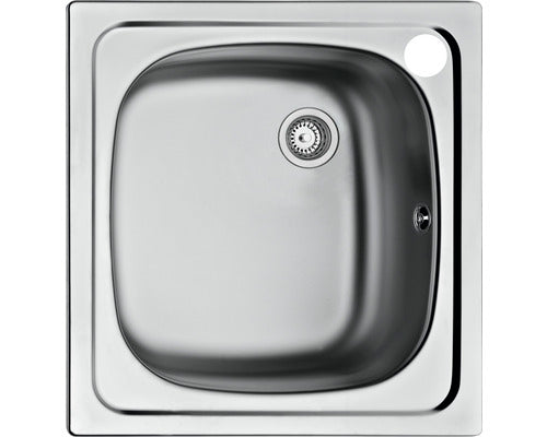 Chiuveta Bucatarie Cu O Cuva Centa Zosma 45 44x46,5 Cm, Fara Picurator, Inox