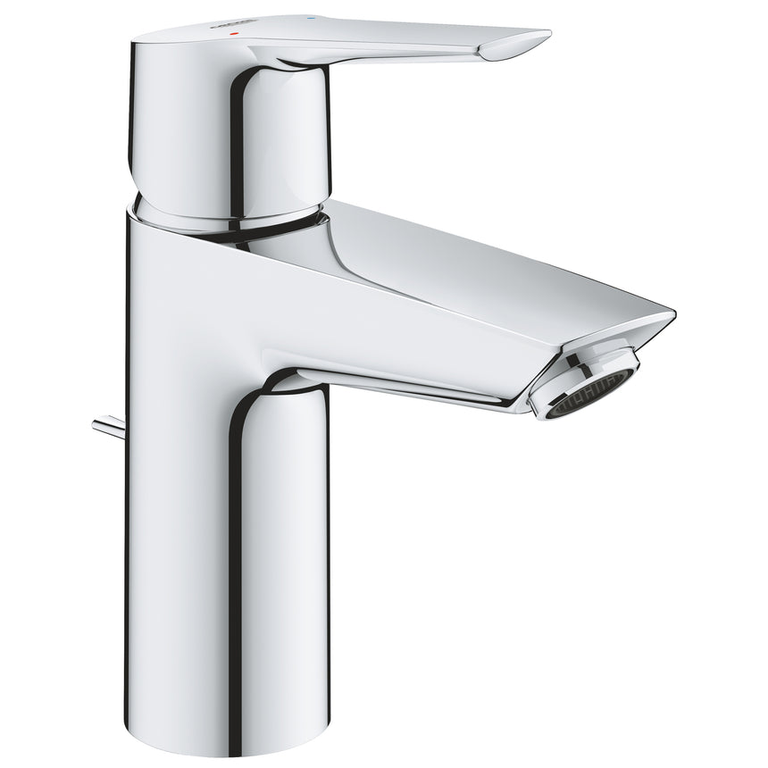 Baterie lavoar Grohe Start 32559002, 3/8'', marimea S, monocomanda, evacuare cu tija, crom