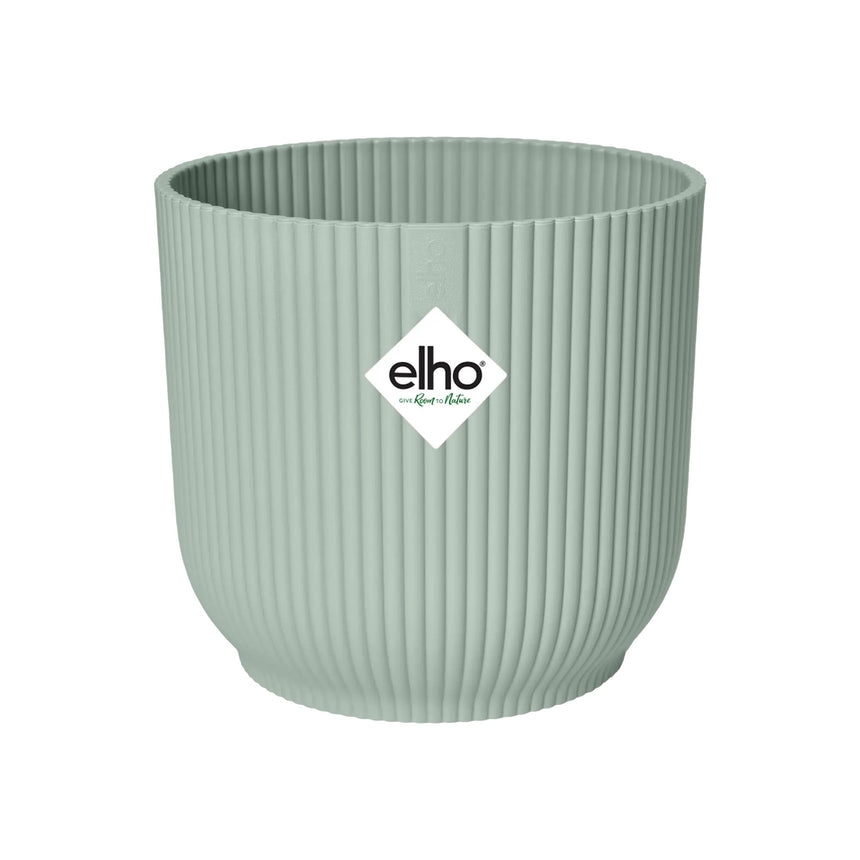 Masca ghiveci Vibes Fold 11cm rotund, culoare verde