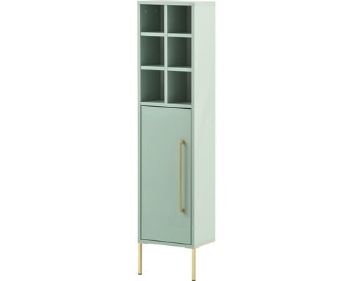 Dulap Baie Midi Sarah 300, 1 Usa, PAL, 130,6x30,4 cm, Verde Menta
