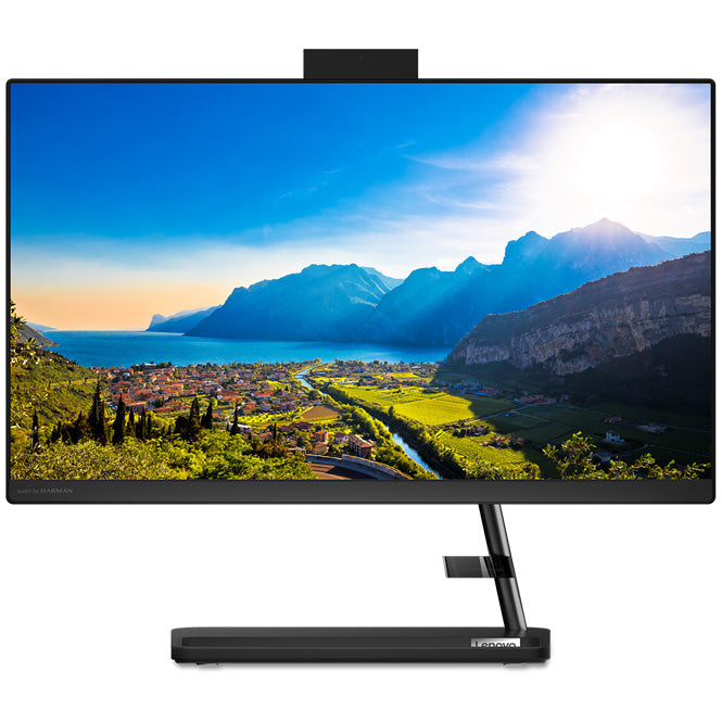 Sistem All-in-One Lenovo IdeaCentre 3 24ADA6 cu procesor AMD Ryzen™ 5 3500U pana la 3.70 GHz, 23.8", Full HD, 8GB DDR4, 512GB SSD M.2 2280 PCIe NVMe, AMD Radeon Vega 8 Graphics, No OS