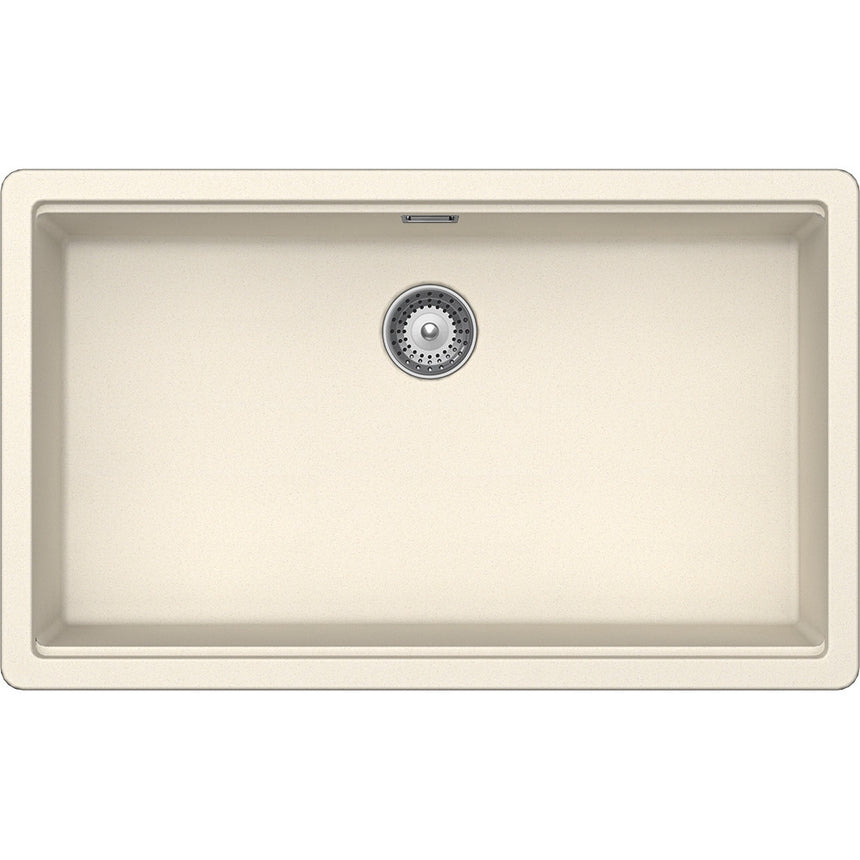 Chiuveta granit Schock Greenwich N-100XL Magnolia Cristadur 750 x 455 mm, adancime cuva 200 mm, montare sub blat
