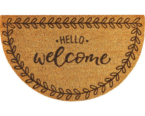 Covoras Intrare Cocos Finesse Hello Welcome 45x75 Cm
