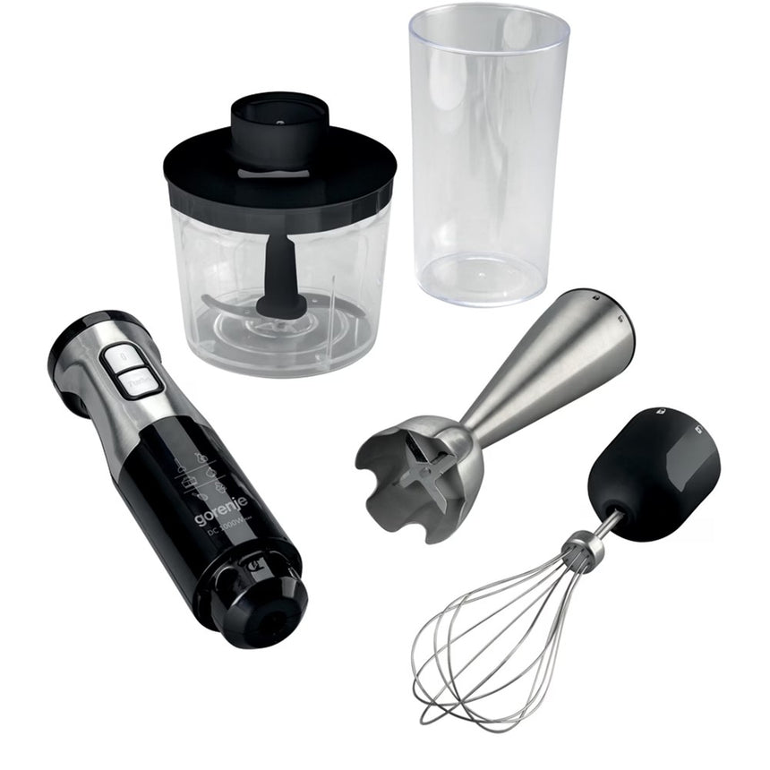 Mixer Vertical GORENJE HBX1000E, 0.7l, 1000W, Viteza Variabila, Argintiu-Negru