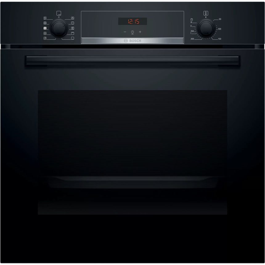 Cuptor incorporabil Bosch HRA534EB0, Electric, 71 l, Multifunctional, AddedSteam, EcoClean Direct, Clasa A, Negru