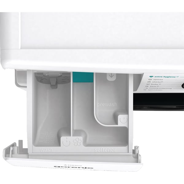 Masina de Spalat Rufe Frontala Slim GORENJE WNHEI74SAS, SteamTech, 7 kg, 1400rpm, Clasa A, Alb