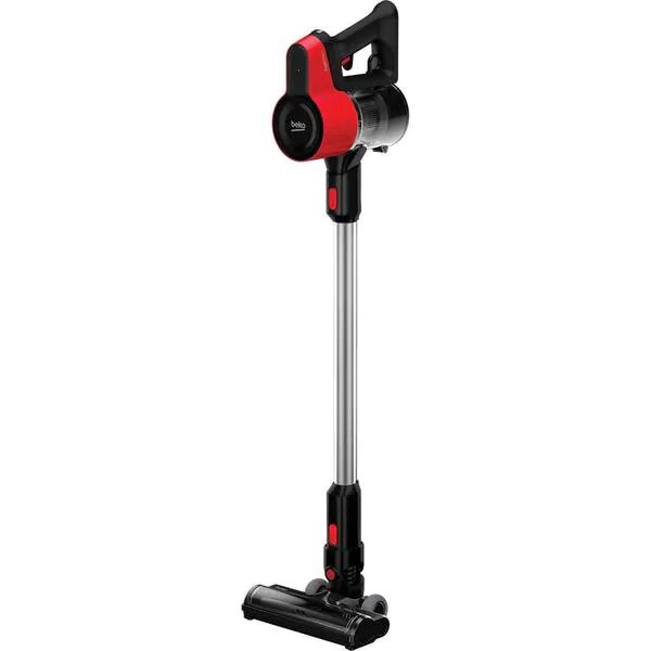 Aspirator Vertical BEKO ErgoClean VRT50121VR, 0.55l, 21.6V, Autonomie Maxima 45 min, Rosu