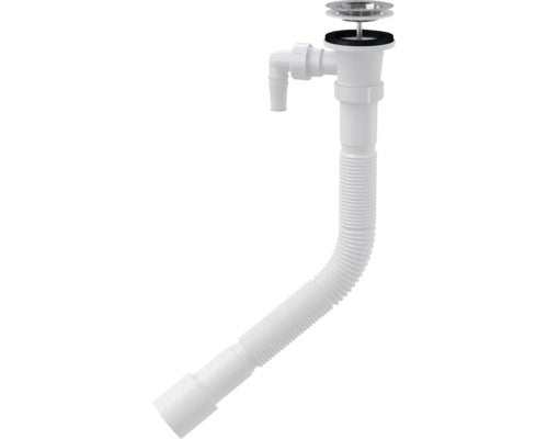 Racord Flexibil 6/4"X40/50 Mm Cu Ventil Chiuveta Si Legatura Masina De Spalat