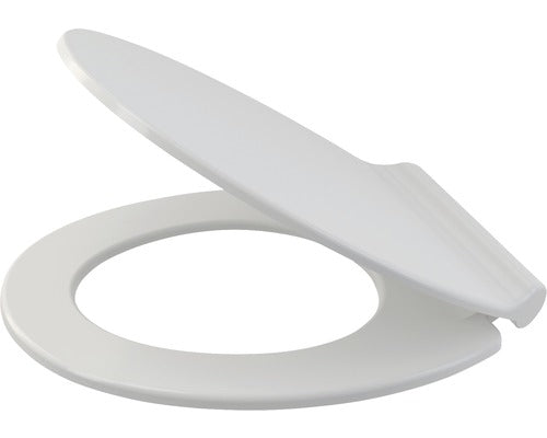 Capac WC Alca Plast A64 Slim, duroplast, inchidere lenta, alb 37,8x45,7 cm