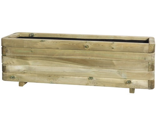 Jardiniera Toscana, Lemn, 120x40x35 Cm, Maro
