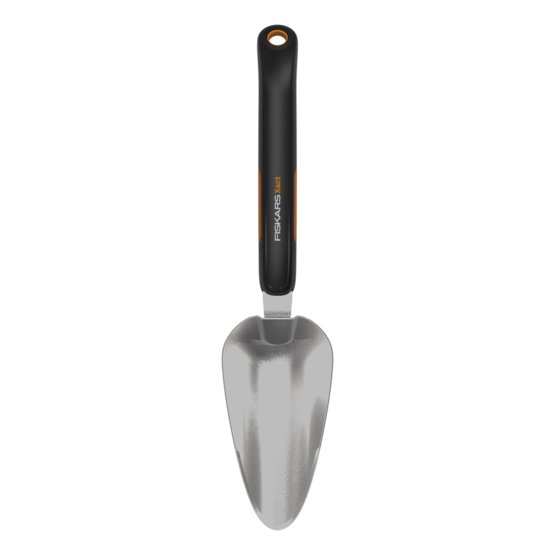 Lingura de plantare, Fiskars, Xact, Negru/Argintiu