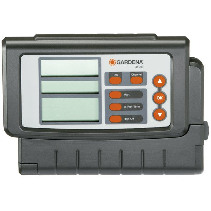 Programator pentru irigatii Gardena 4030 Classic, Display LCD, 3 Programe, Durata maxima irigare 239 min