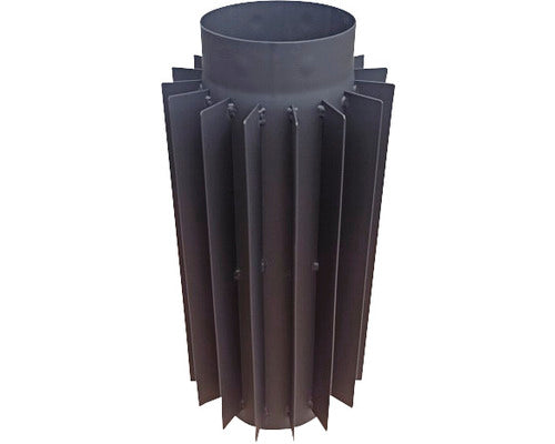 Burlan Recuperator Negru Ø120 Mm Cm Otel