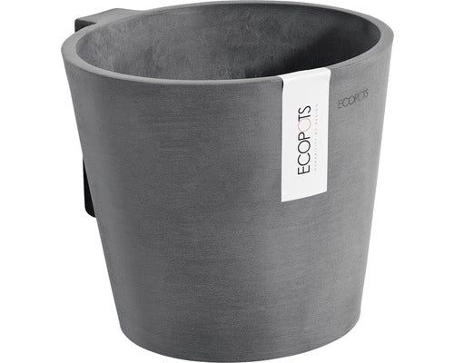 Ghiveci Ecopots Amsterdam Wall Plastic Ø 20 Cm H 17, 5 Cm Gri