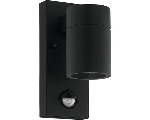 Aplica Cu Led Integrat Riga 2, 8w 240 Lumeni, Senzor De Miscare, Pentru Exterior Ip44, Negru Mat