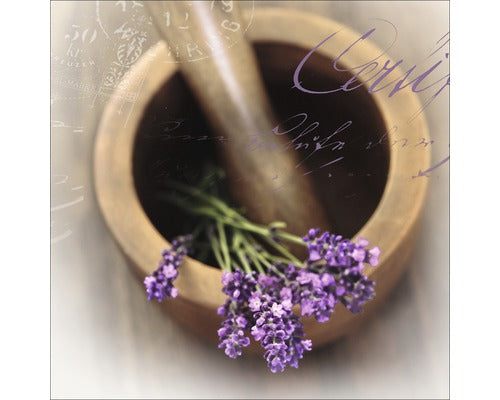 Tablou Sticla Lovely Lavender I X 30x30 Cm