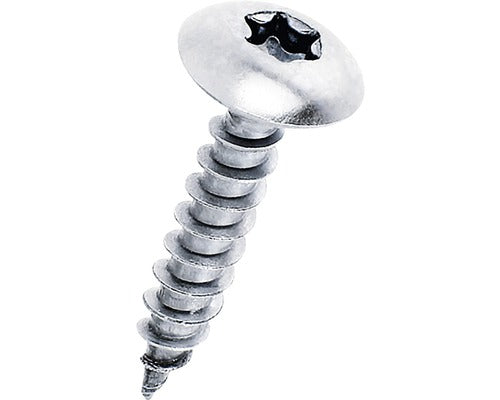 Holsuruburi Universale Cu Cap Bombat Torx Alberts Maxi-fix 6x30 Mm, Otel Inoxidabil, 4 Bucati