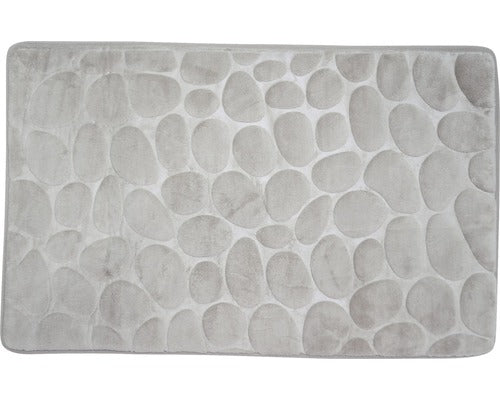 Covoras De Baie Msv Pebbles Din Microfibra 40x60 Cm Bej