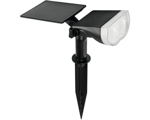 Mini Proiector Solar Cu Led 200 Lumeni 3000k, Plastic Negru