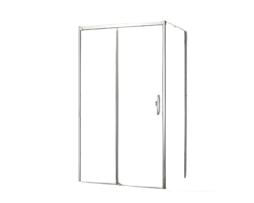 Perete Lateral pentru Dus Radaway Idea, 90 cm, Deschidere Stanga, Sticla Transparenta, Profil Crom