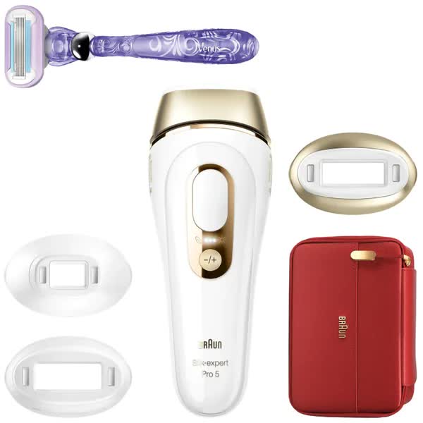 Epilator IPL BRAUN IPL PL5267, retea, 400.000 pulsatii, Alb