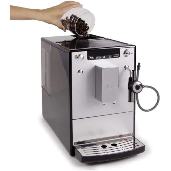 Espressor automat MELITTA Caffeo Solo&Perfect Milk E957-103, 1.2l, 1400W, 15 bar, Argintiu-Negru