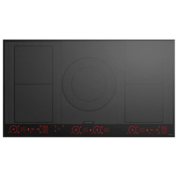 Plita incorporabila GRUNDIG GIEI938570HF, Inductie, 5 arzatoare, Touch Control, Negru