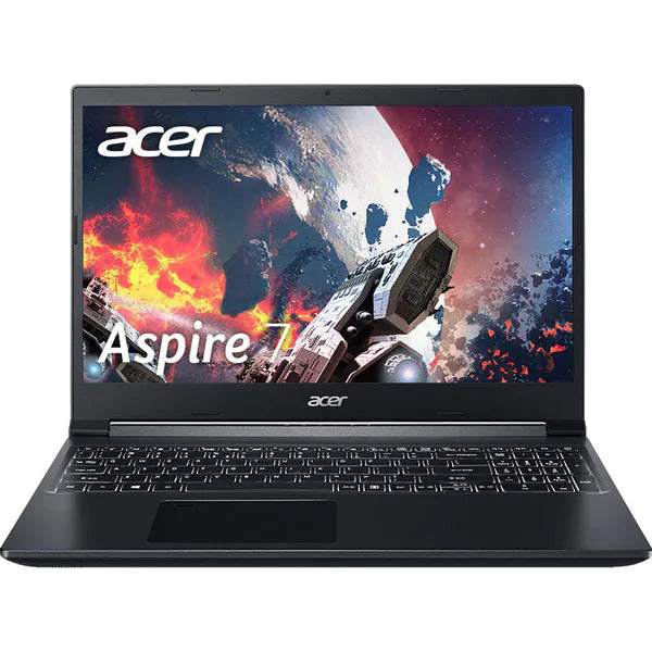 Laptop Gaming ACER Aspire 7 A715-42G, AMD Ryzen 5 5500U pana la 4GHz, 15.6" Full HD, 8GB, SSD 512GB, NVIDIA GeForce GTX 1650, Free DOS, Negru