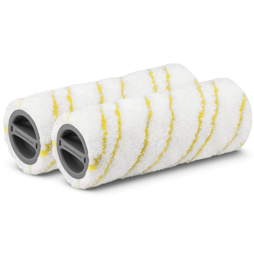 Role curatare Karcher , 2 bucati, compatibile FC3, EWM2, FC7, FC6, Galben