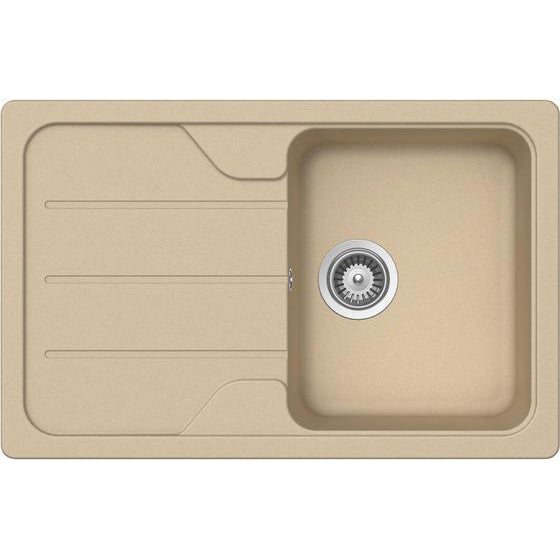 Chiuveta tegranit Teka Simpla 45 B S-TG, 780x500mm, reversibila, Topasbeige