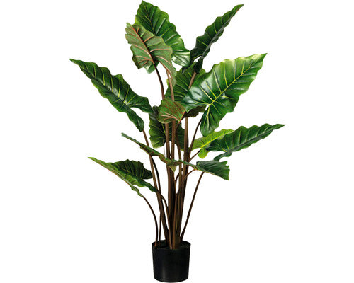 Planta Artificiala Colocazie Taro In Ghiveci H 140 Cm Verde