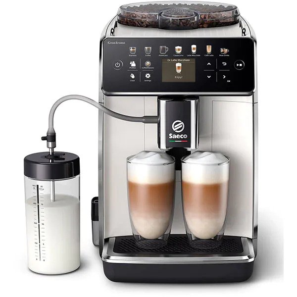Espressor automat SAECO GranAroma SM6580/20, 1.8l, 1500W, 15 bar, Alb-Negru