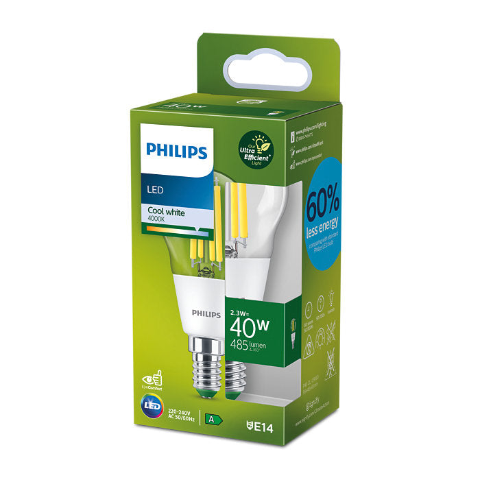 Bec cu LED CLA 40W P45 E14 4000K CL UE SRT4