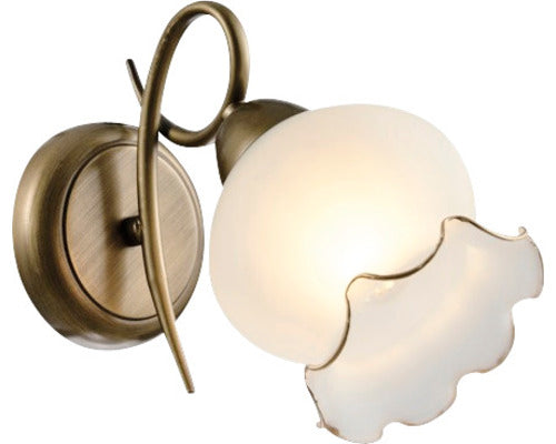 Aplica In Jos Columbine E27, Bronz/Fier