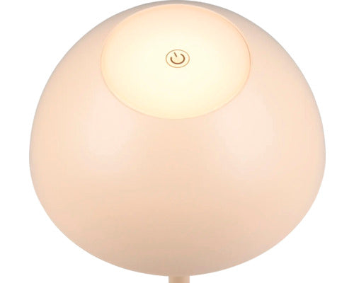 Veioza Cu Led Integrat Ricardo 1, 5w 240 Lumeni, Pentru Exterior Ip54, Incarcare Usb, Roz Coral