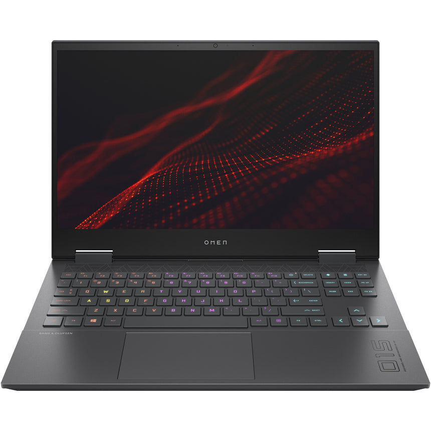 Laptop Gaming HP OMEN 15-en1003nq cu procesor AMD Ryzen™ 9 5900HX, 15.6", Full HD, 144Hz, 16GB, 512GB SSD, nVidia GeForce RTX 3070 8GB Max-Q, Free DOS, Black