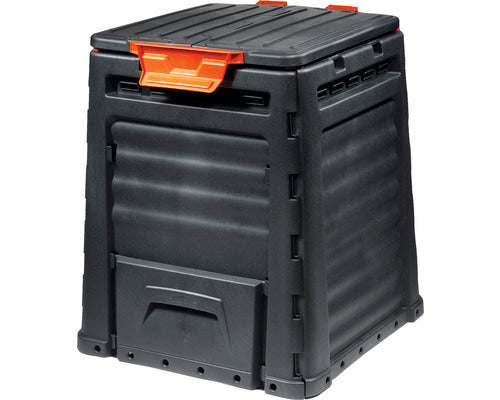 Compostor Din Plastic, 320 L, Negru