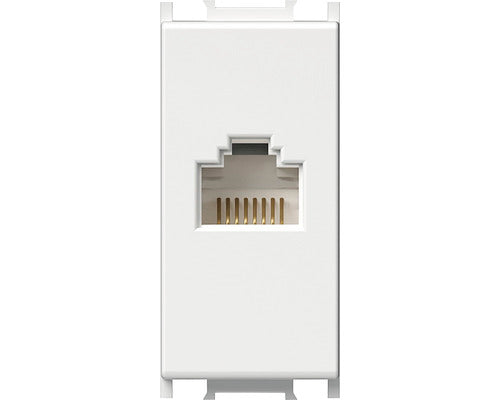 Priza Date Rj45 Simpla Tem Cat6, Alba