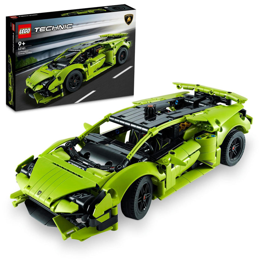 Set de constructie LEGO® Technic - Lamborghini Huracán Tecnica 42161, 806 piese, Masina de jucarie pentru Copii, Jucarii pentru Baieti de 9+ ani, Jucarii pentru Copii, Cadouri pentru Baieti Pasionati de Jocuri cu Masini