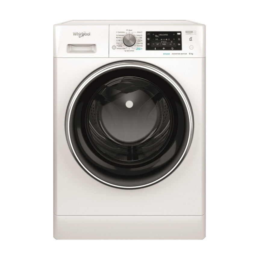 Masina de spalat rufe Whirlpool FFD 8489 BCV EE, 6th Sense, FreshCare+, Steam Refresh, 1400 rpm, 8 kg, Clasa A, Alba