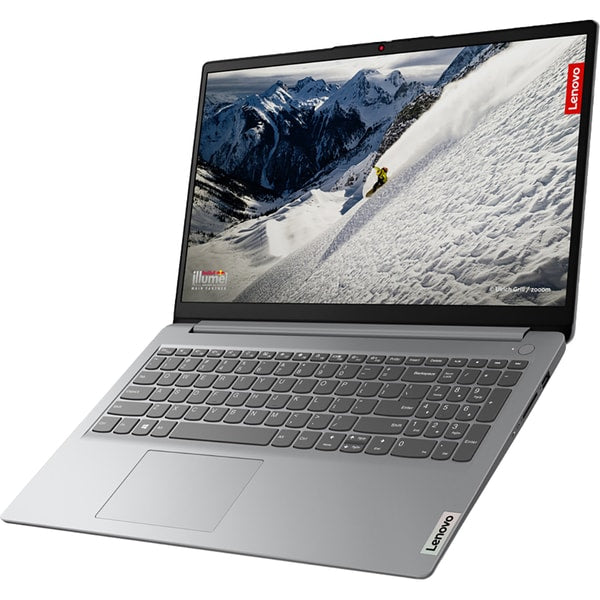 Laptop LENOVO IdeaPad 1 15ALC7, AMD Ryzen 7 5700U pana la 4.3Ghz, 15.6" Full HD, 12GB, SSD 512GB, AMD Radeon Graphics, Free DOS, Gri