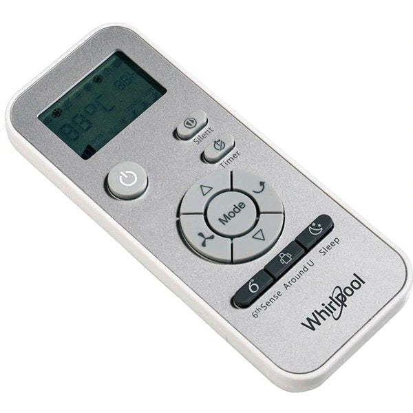 Aparat aer conditionat portabil Whirlpool PACW212HP, 12000 BTU, Alb