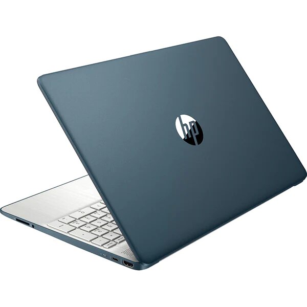 Laptop HP 15s-fq5002nq, Intel Core i7-1255U pana la 4.7GHz, 15.6" FHD, 16GB, SSD 1TB, Intel Iris Xe Graphics, Free DOS, Albastru