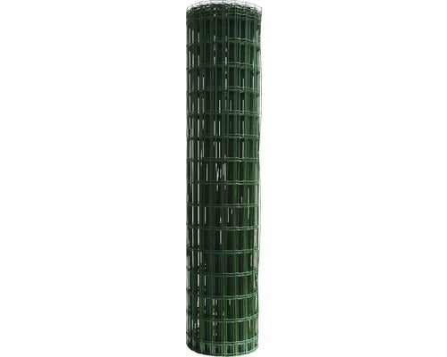 Plasa Gard Zincata Plastifiata Hortaplast 2x25 M Verde