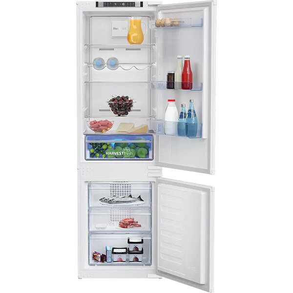 Combina frigorifica incorporabila BEKO BCNA275E31SN, 254 l, Clasa F, NeoFrost Dual Cooling, Harvest Fresh, H 177.5 cm