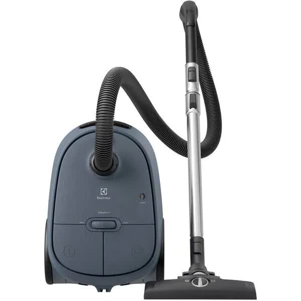 Aspirator cu sac ELECTROLUX Seria 600 EB61C4DB, max 850 W, eficienta filtrare 99,99%, perie multisuprafete, perie parchet, perie Turbo, duza 3-in-1, 73 dB, albastru denim
