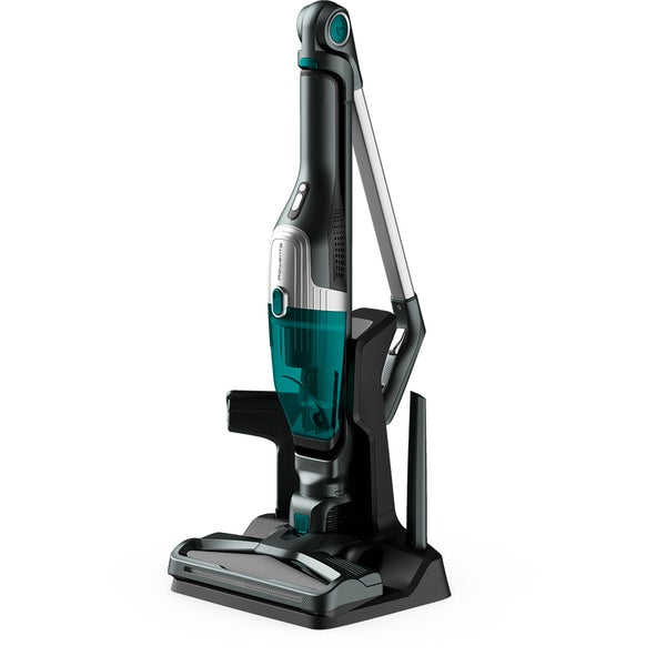 Aspirator vertical ROWENTA X-trem Compact 2 in 1 RH1239WO, Tehnologie Flex, 0.4 L, 16.8 V, Autonomie 40 min, Verde/Gri