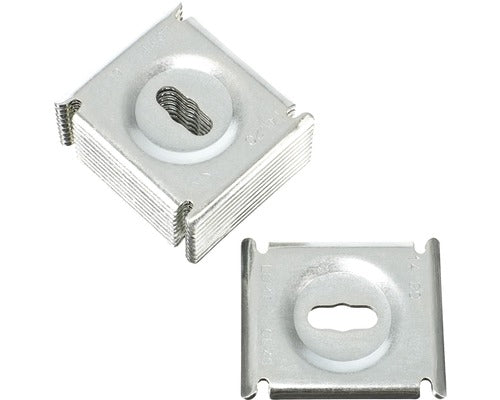 Cleme Zincate Cablofil Pentru Imbinat Jgheab Metalic Pentru Cabluri 54x50 Mm, Pachet 10 Bucati